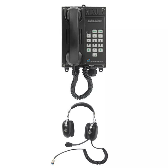 KH-1J Digitale Telefoon - Zwart (RAL9005) - IP44 - DTMF Kiestoetsen - Ringgeluidsniveau ≥85dB - Geschikt voor Industriële Toepassingen