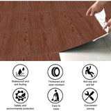 49 Stuks – Zelfklevende Vloerstickers 30 x 30 cm – Houtlook PVC Tegelstickers – Waterdicht en Slijtvast – Imitatie Houten Vloerpanelen voor Keuken Badkamer Gang Slaapkamer – Snijbare Vloerdecoratie – Makkelijk aan te brengen Tegelfolie