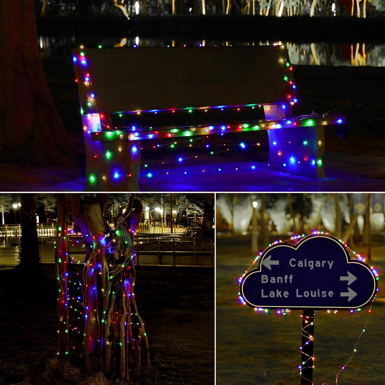 2 Stuks – LED-Sterrenlicht Sprookjesverlichting – Batterij Gevoed – Flexibele Koperdraad – Multi-Kleur Verlichting – 16ft/5m Lang – 50 LEDs – Perfect Voor Slaapkamer, Feest, Bruiloft, Kerstdecoratie – Waterdichte Koperdraad