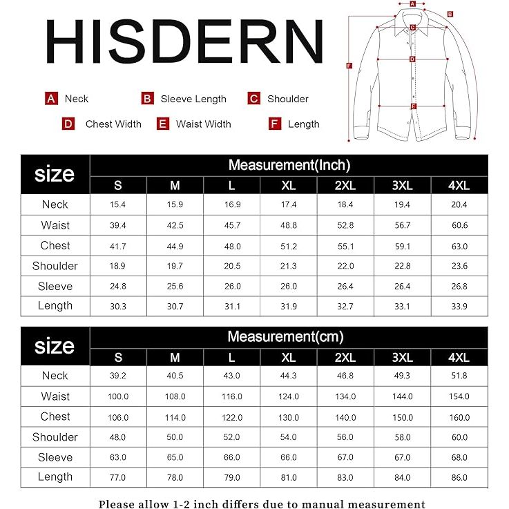 HISDERN Heren Overhemd Lange Mouw Bamboevezel - Regular Fit Business Shirt met Borstzak - Kreukvrij Casual Overhemd voor Werk Kantoor Bruiloft Feest en Vrije Tijd - Ademend Hemd Maat L