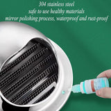 Ronde RVS Muurventilatierooster 160mm – 304 Roestvrijstalen Afvoerkap Met Lamellen & Insectenrooster – Weerbestendige Ventilatiedop Voor Buitenmuur – Vent Grill Voor Keuken Badkamer Schouw Afzuiging Luchtkanaal Buitenafvoer