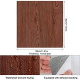 49 Stuks – Zelfklevende Vloerstickers 30 x 30 cm – Houtlook PVC Tegelstickers – Waterdicht en Slijtvast – Imitatie Houten Vloerpanelen voor Keuken Badkamer Gang Slaapkamer – Snijbare Vloerdecoratie – Makkelijk aan te brengen Tegelfolie