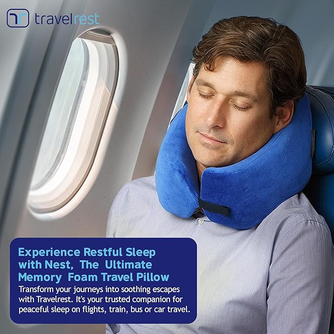 Reis Comfortabeler dan Ooit Ontspannen Onderweg Ultiem Comfort met het Ergonomische  Reiskussen - Perfect voor Alle Reistypes