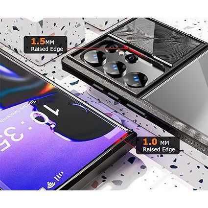 SQMCase Transparante Schokbestendige Hoes voor Samsung Galaxy S23 Ultra 5G 6,8