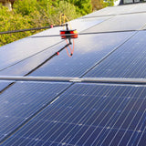 XPOtool Telescoop Wasborstel met Watertoevoer – Uitschuifbare Aluminium Steel tot 9 Meter – Compleet met 10 m Slang – Zachte Borstel met Verstelbare Hoek – Reinigingsset voor Zonnepanelen, Ramen, Dak, Caravan en Vrachtwagen – Professioneel Gereedschap