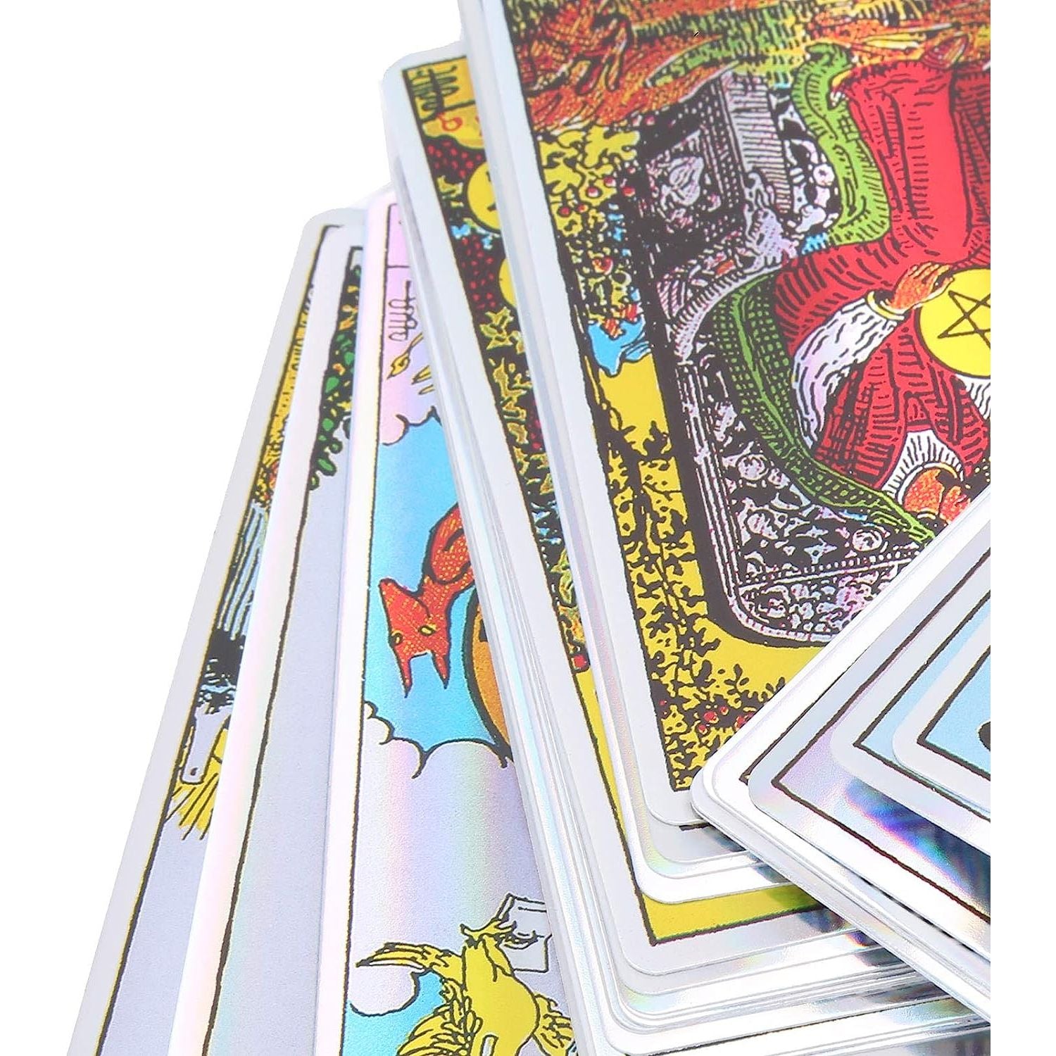 Tarotkaarten voor Voorspelling - Adivinatiekaarten voor Familiebijeenkomsten en Feesten - Tarotkaartenset voor Fortuinvoorspelling - Draagbaar en Duurzaam