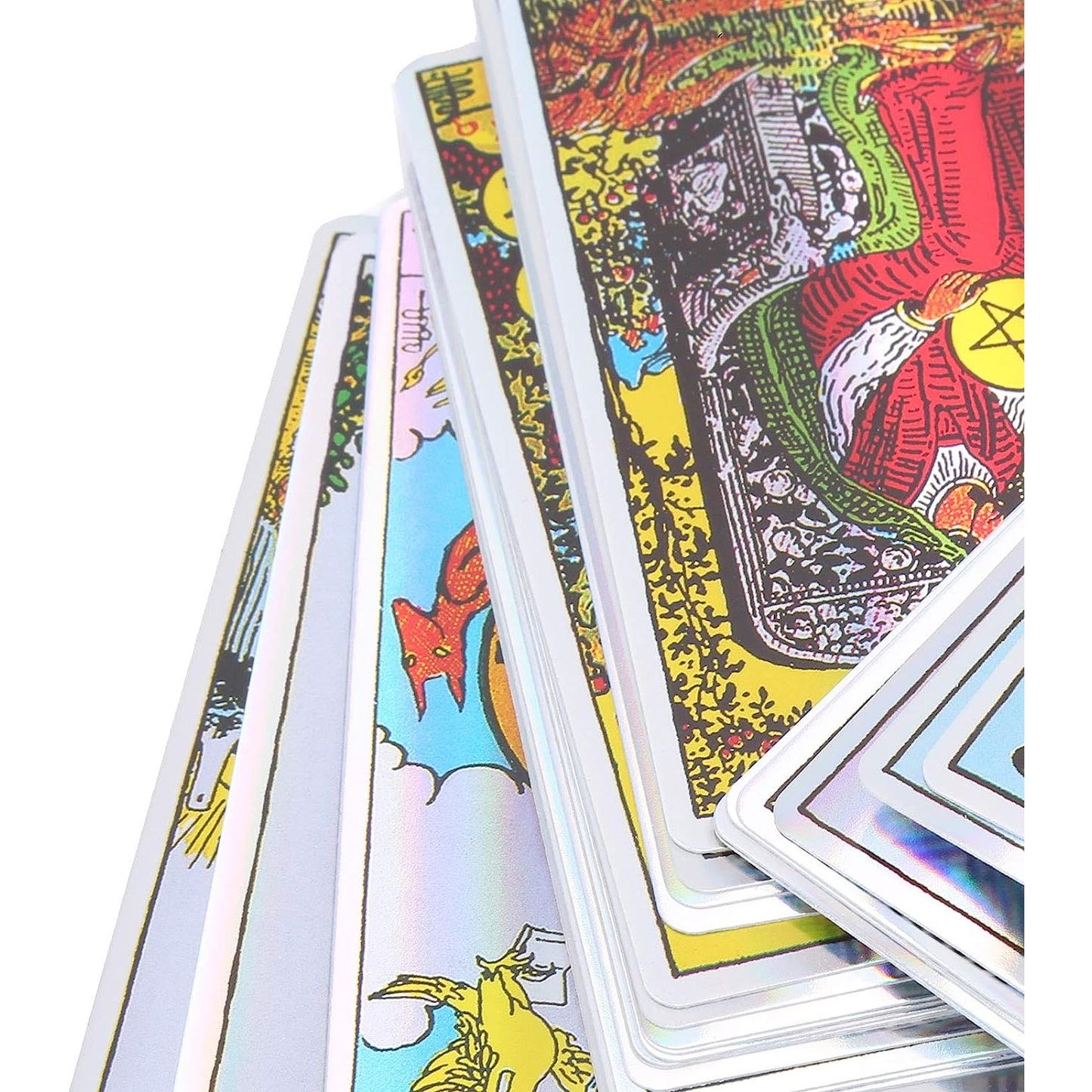Tarotkaarten voor Voorspelling - Adivinatiekaarten voor Familiebijeenkomsten en Feesten - Tarotkaartenset voor Fortuinvoorspelling - Draagbaar en Duurzaam