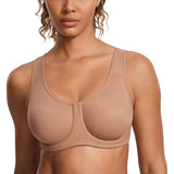 SYROKAN – Sportbh Dames – Max Control – Underwire – High Impact – Grote Maten – Verstelbare Brede Bandjes – Naadloze Ongevoerde Cups – Maat 95F