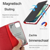 Hoesje voor Google Pixel 7A - Echt Lederen Flip Case Google Pixel 7A met Kaartsleuf - Beschermende Leren Case voor Google Pixel 7A - Zwart - Luxe en Duurzaam - Magnetische Sluiting - Volledige Bescherming - Stijlvolle en Functionele Telefoonhoes