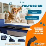 KESSER® Opvouwbare Hondenbox - Transportbox voor Huisdieren - 91,4 x 63,5 x 63,5 cm - Navy Blauw - Inclusief Handvatten en Wasbare Binnenvoering