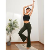 CRZ YOGA - Butterluxe Vrouwen Sport BH Maat 36 - Vierkante Hals Longline Crop Top - Met Ingebouwde Gewatteerde BH - Lichtgewicht en Ultra Zacht - Voor Yoga en Lounge - Licht Ondersteuning