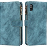 Multifunctioneel Portemonnee Hoesje voor iPhone X en iPhone Xs (5.8 Inch) - Creditcardhouder - Afneembare Schouderband - Duurzaam PU Leer - Handig Ritsvak - Beschermhoes voor iPhone X - Beschermhoes voor iPhone Xs - Telefoonhoesje met Portemonnee