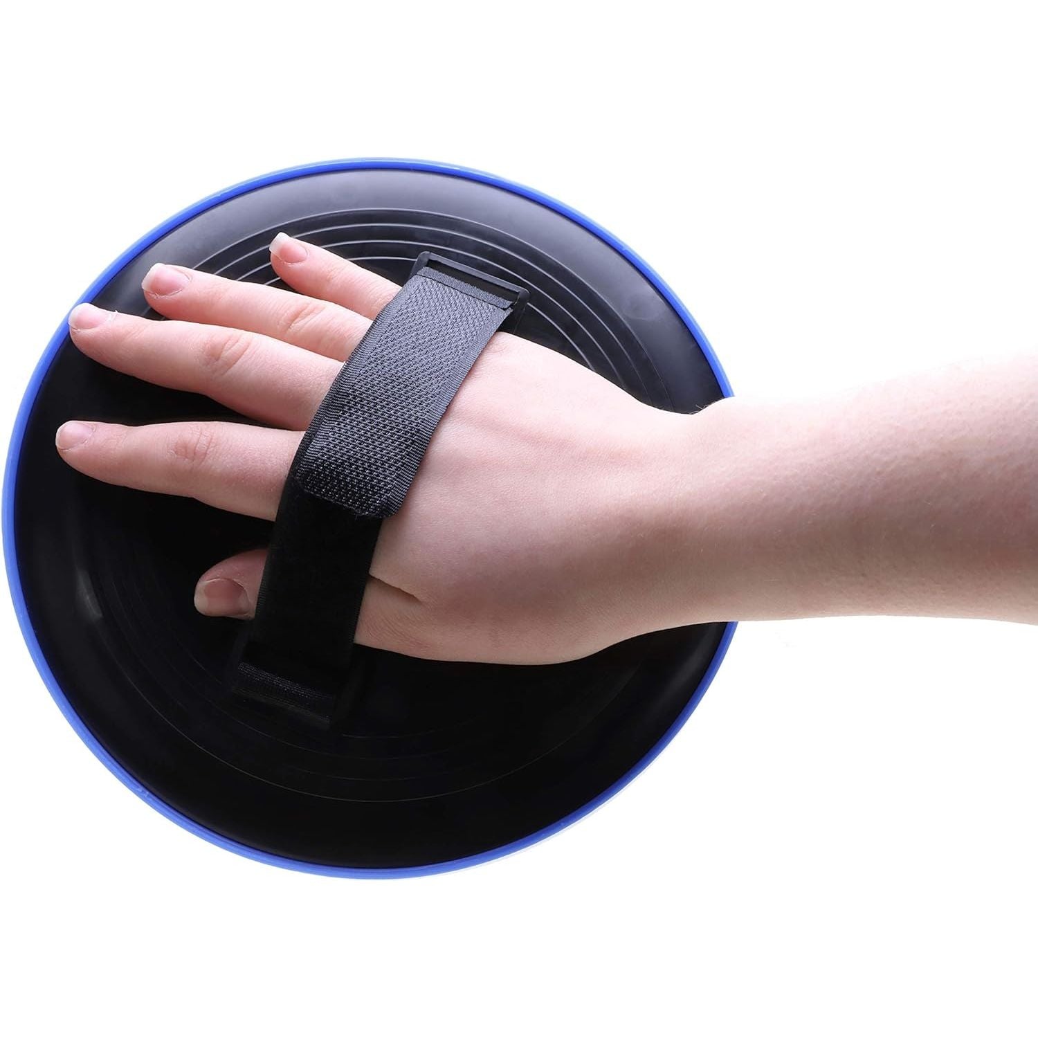 2 Stuks - Vangspel Set voor Kinderen - Toss en Catch Buitenspel met Klittenband - Vangschijven Ø20 cm en Bal - Toss and Catch Ball Set - Willekeurige Kleur Blauw of Groen