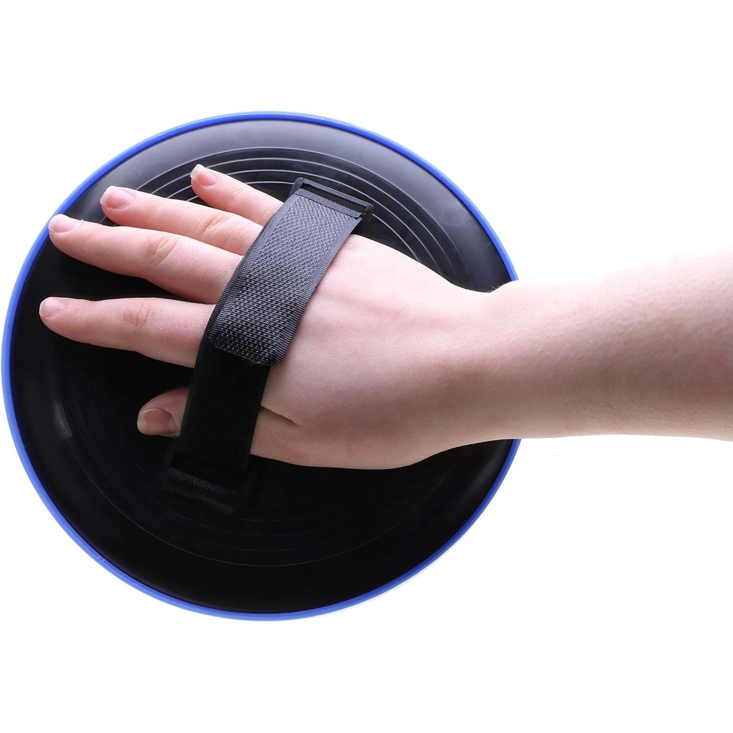 2 Stuks - Vangspel Set voor Kinderen - Toss en Catch Buitenspel met Klittenband - Vangschijven Ø20 cm en Bal - Toss and Catch Ball Set - Willekeurige Kleur Blauw of Groen