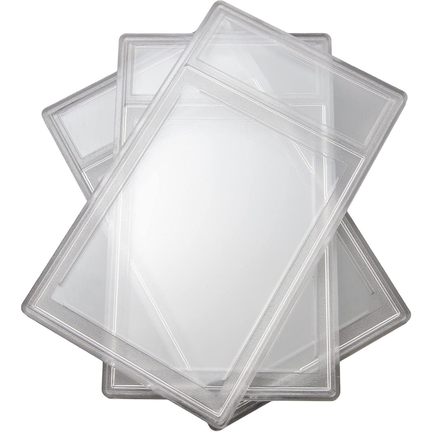 3 Stuks - Krasbestendige Kaarthouder voor Ruilkaarten -  Professionele Verzamelkaarten Beschermer - Acryl Graded Card Slab Sleeves met Labelpositie, Perfect voor YuGiOh, MTG & Sportkaarten Opslag en Display -Ideaal voor Verschillende Kaartformaten