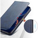 Hoesje voor iPhone 13 pro - Klassiek PU Lederen Magnetisch Portemonnee Hoesje, Flip Folio Beschermende Telefoonhoes Compatibel met iPhone 13 pro, Blauw - Luxe Bescherming met Handige Portemonnee en Magnetische Sluiting