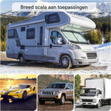 2 Delige Caravanspiegels Set – Universele Opzetspiegels Voor Aanhangers, Campers & Vrachtwagens – Verstelbaar & Trillingsvrij Ontwerp – Eenvoudige Installatie