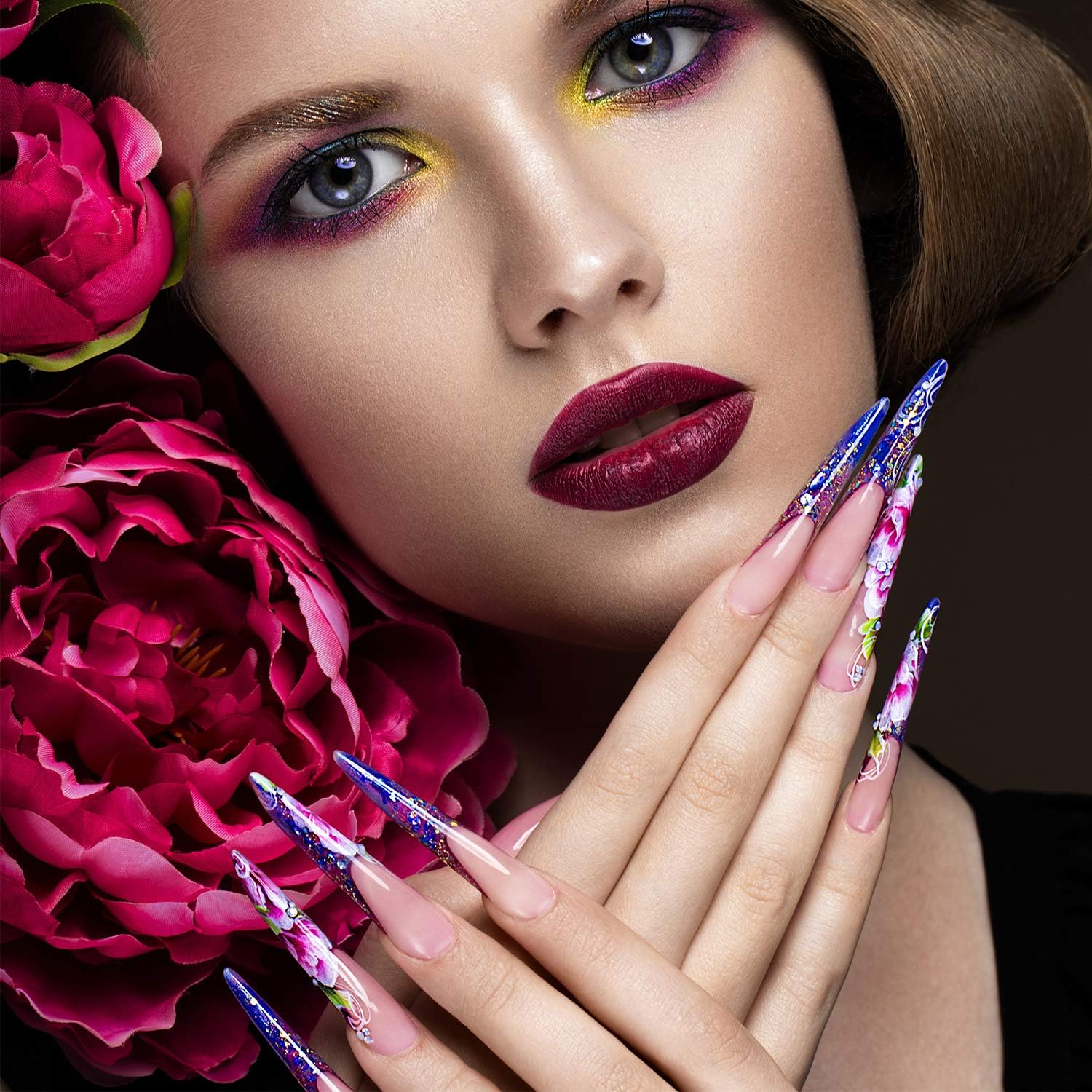 Sneldrogende Nagellijm Flessen - Sterke Hechting voor Kunstnagels - Eenvoudig in Gebruik - Perfect voor Nail Art en Professioneel Gebruik - Set van 12