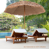 Hawaïaanse Parasol 180 cm met Kantelfunctie – Ronde Tuinparasol, UV50+ Zonwering, Waterdicht, 8 Verstevigde Ribben – Voor Strand, Tuin, Balkon of Terras (180 cm / 6 FT)