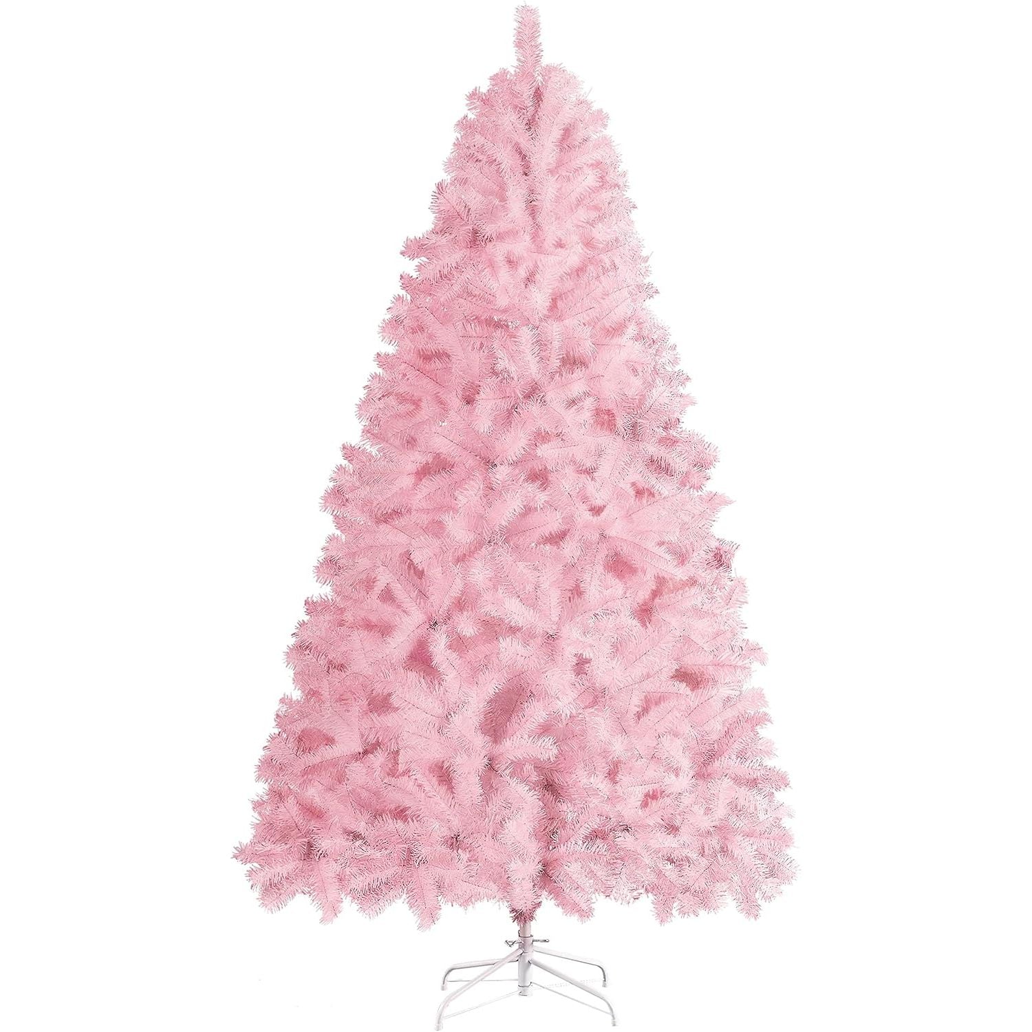 Roze Kunstkerstboom – Indoor & Outdoor Kerstdecoratie – 90cm / 180cm – Inklapbare Standaard – Seizoensgebonden Feestdecoratie
