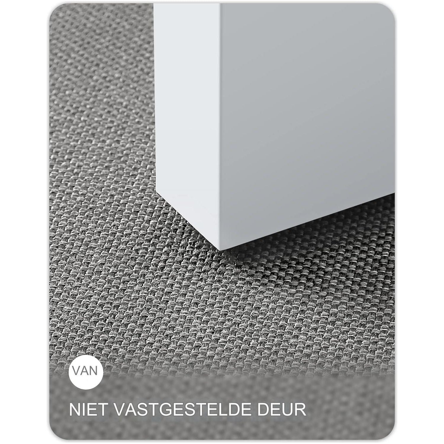 25x43 cm Deurmat - Binnen-/buitenmat - Deurmat voor binnen voor entree - Antislip Wasbaar Laag Profiel Binnenmat - Entree Mat Entree Tapijt Deurmat Binnen Ingang - Licht Grijs