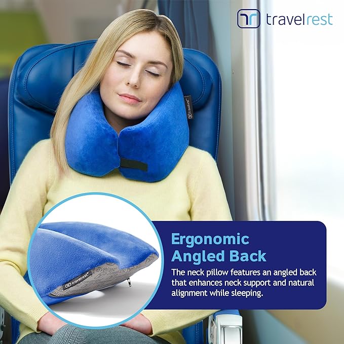 Reis Comfortabeler dan Ooit Ontspannen Onderweg Ultiem Comfort met het Ergonomische  Reiskussen - Perfect voor Alle Reistypes