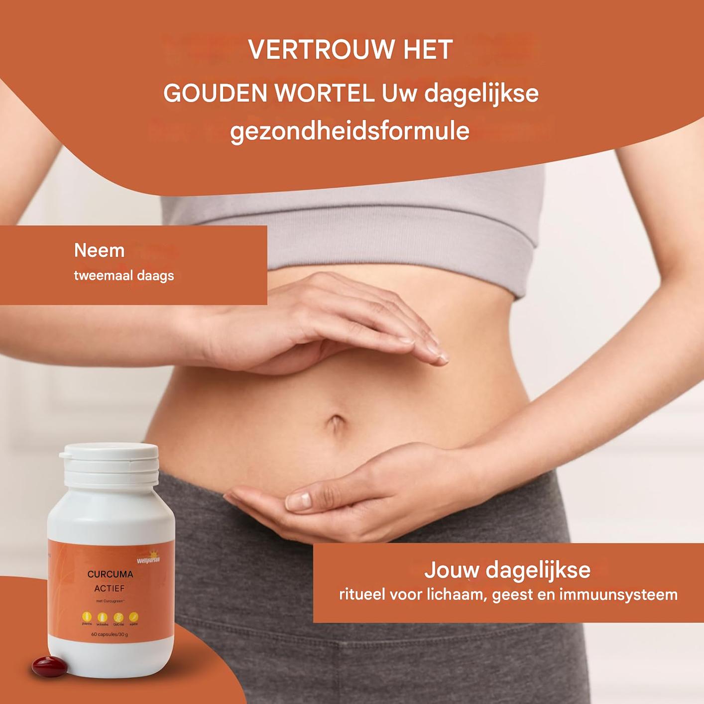 4x Wellpursan Curcuma Active (240 Capsules) – Hoogwaardige Kurkuma Capsules met BCM-95® – 7x Betere Opname, 100% Natuurlijk, GMO- en Glutenvrij