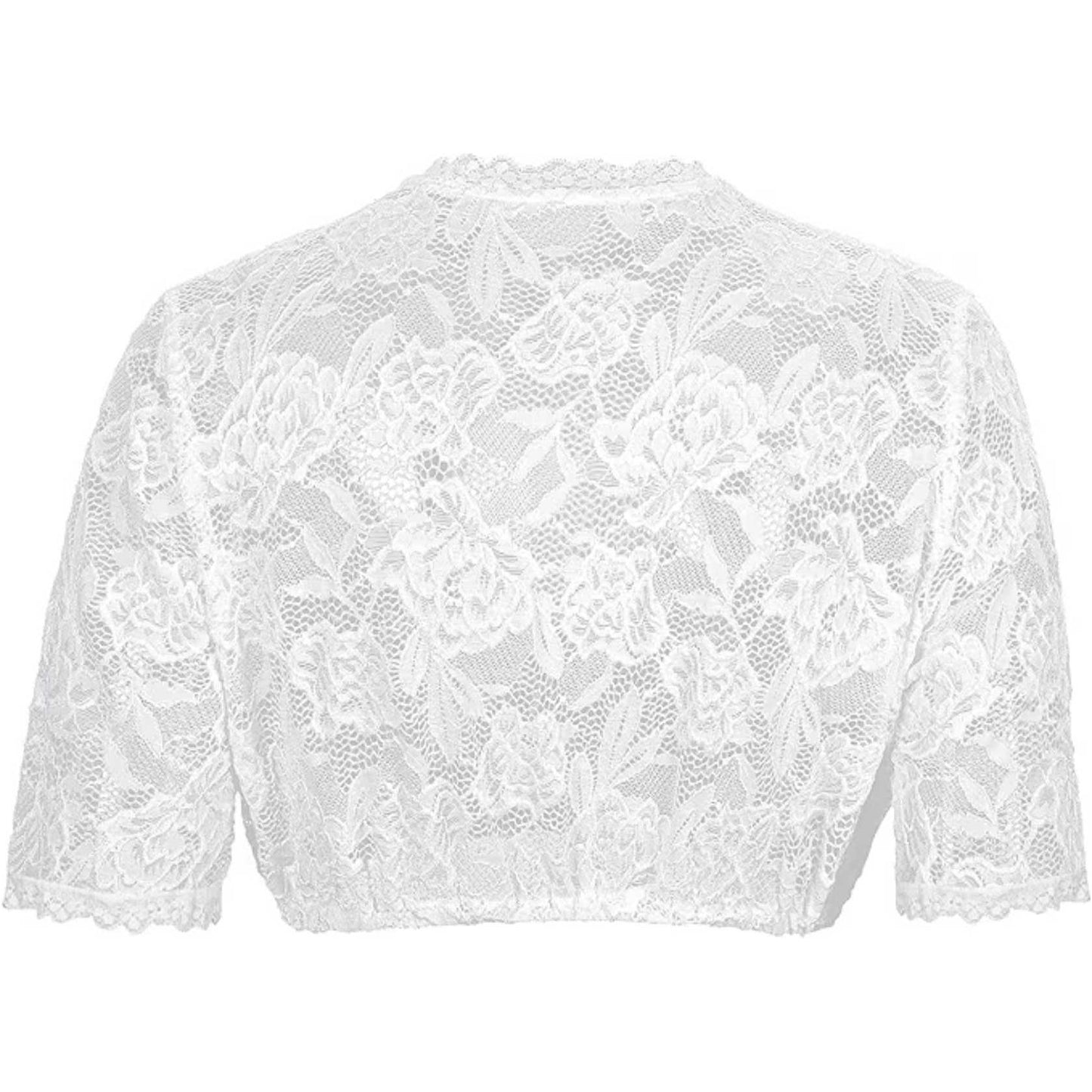 Elegante Dirndl Blouse - Transparant Design - 90% Polyamide, 10% Elastaan - Eenvoudig in Onderhoud & Machinewasbaar - Haak-en-Oogsluiting - Universele Pasvorm - Nieuw, Verzegeld voor Topkwaliteit - Tijdloze Mode