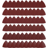 61 Stuks - Driehoekige Schuurpads - 90 mm - 6 Gaten - Schuurpapier - Schuurpad - Polijstpad - Multigereedschap - Fijn Schuurpapier - Schuurdriehoek - Polijsten - Oscillerend Gereedschap Accessoires - Schuurpapier Set - Hoge Kwaliteit