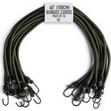10 Stuks – Elastische Bungee Koorden 100 cm – Spanbanden met Haken – 8 mm Dikke Bagagespanners – J-Haak Sjorbanden – Weerbestendige Koorden voor Kamperen Vervoer Tuinwerk Fietsen Outdoor Gebruik – UV-Bestendig en Verstelbaar