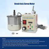 750W Borstelloze Servo Motor met Snelheidsregelaar – 220V – Max 6500 tpm – Permanent Magneet Motor – Voor Draaibank, Houtbewerkingsmachine, Boor- en Tapmachine, Reductiemotor, Bandschuurmachine – 15mm As – Incl. Controller