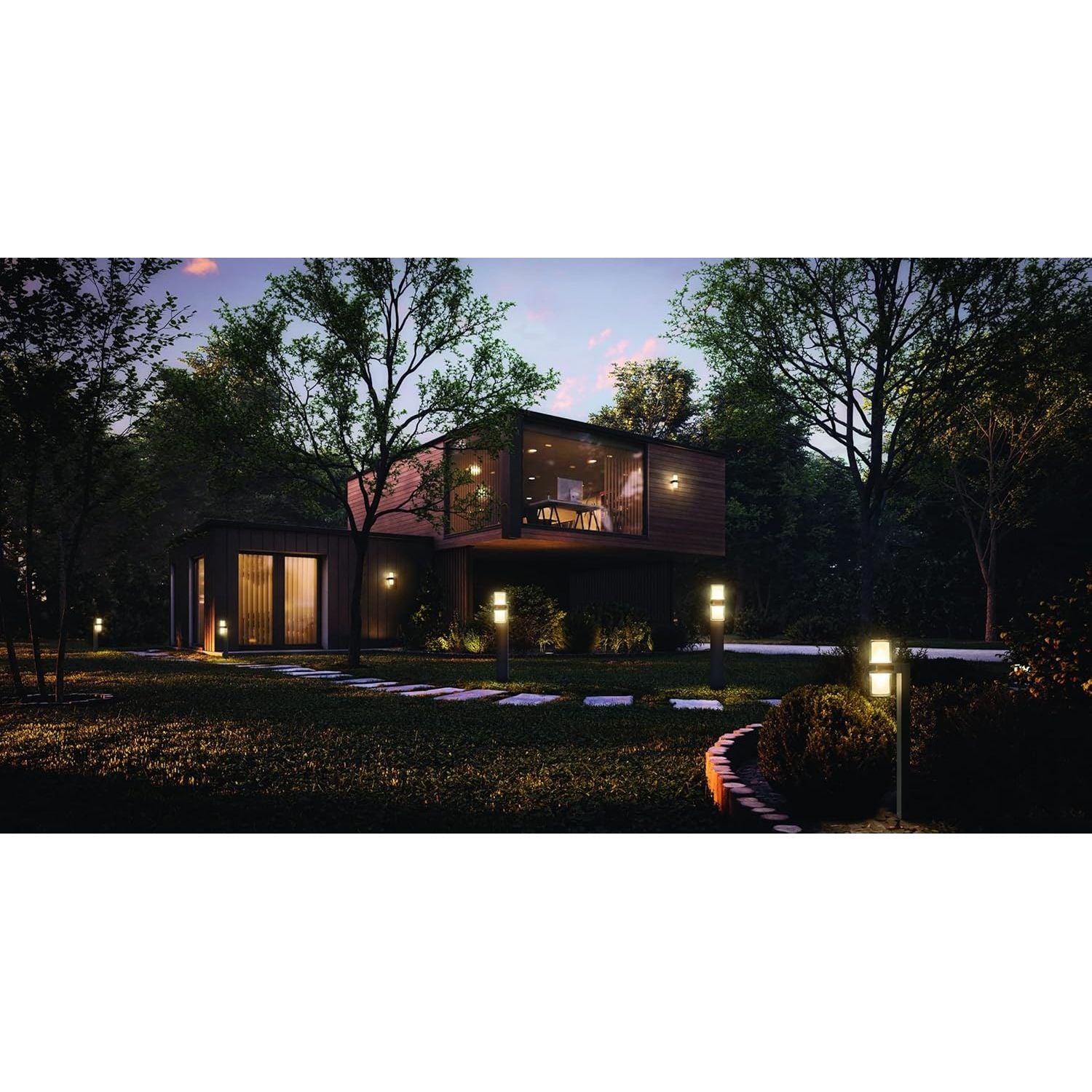 LEDVANCE Smart+ Updown buitenlamp RGB – slimme LED wandlamp 14W 1000 lumen – WiFi tuinverlichting met app en spraakbediening – 3000K warm wit en 16 miljoen kleuren – IP44 spatwaterdicht – 132 x 100 x 800 mm buitenlamp