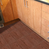 49 Stuks – Zelfklevende Vloerstickers 30 x 30 cm – Houtlook PVC Tegelstickers – Waterdicht en Slijtvast – Imitatie Houten Vloerpanelen voor Keuken Badkamer Gang Slaapkamer – Snijbare Vloerdecoratie – Makkelijk aan te brengen Tegelfolie