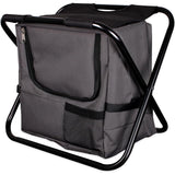 Spetebo Opvouwbare Campingstoel met Geïntegreerde Koeltas – 2-in-1 Kruk en Koelbox – Lichtgewicht – 21L Isolatievak – Ideaal voor Vissen, Kamperen en Picknicks – 42x36x29 cm