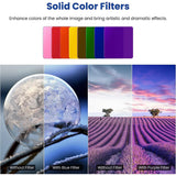 Neewer 24-Delig Filter Kit voor Cokin M (P) Serie - Resin ND Filter, Graduated Full Color Filter Set