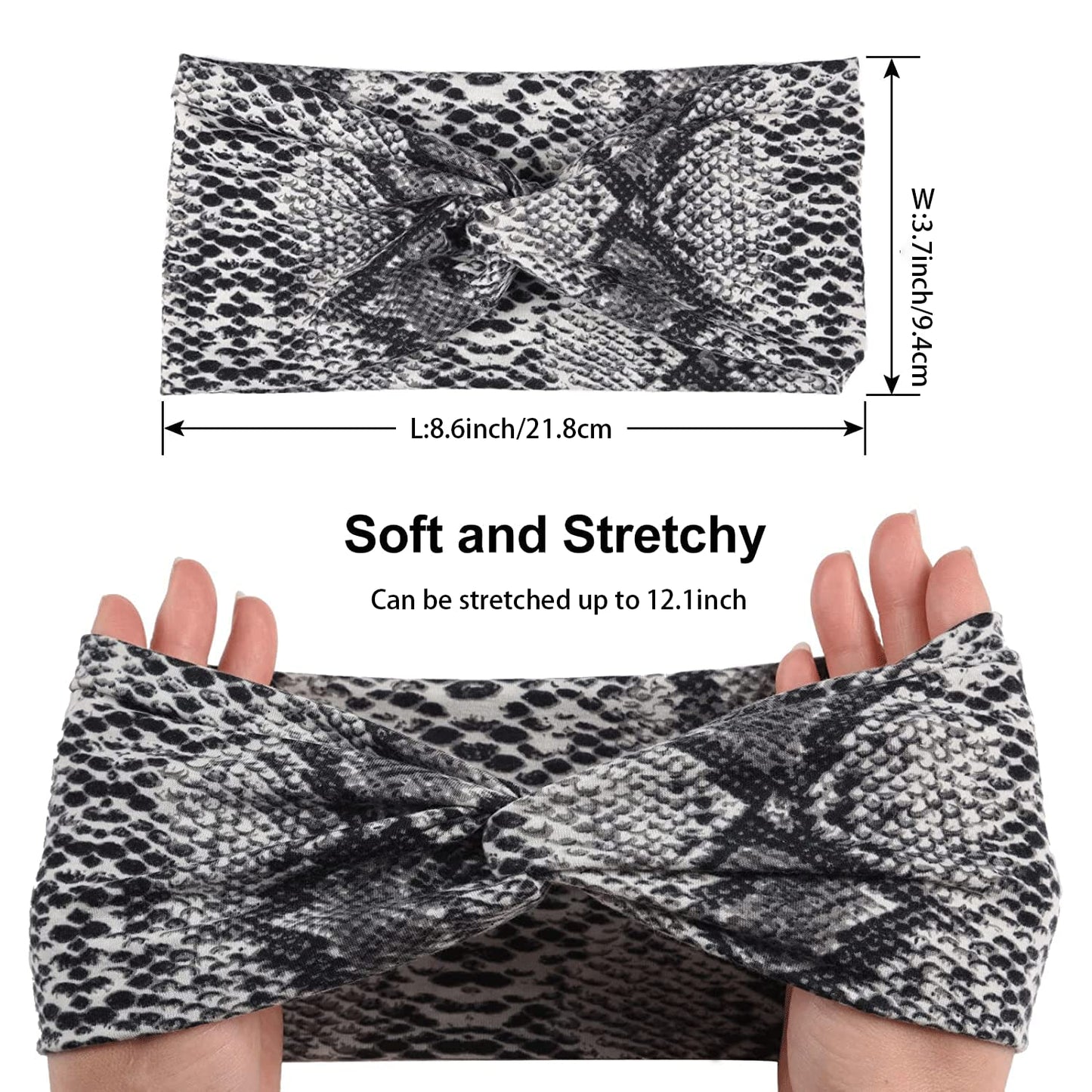 3-Pack Kleurrijke Elastische Hoofdbanden voor Vrouwen en Meisjes: Turban Stijl Haarbanden voor Sport, Yoga en Hardlopen - Non-Slip en Comfortabel