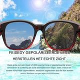 Modieuze Gepolariseerde Zonnebrillen voor Dames en Heren - Oversized Trendy Vierkante Cat Eye Brillen voor Over de Bril - Zonnebril Op Sterkte voor Rijden en Outdoor - Beschermende UV400 Glazen - Stijlvolle Overzet Zonnebril B2849