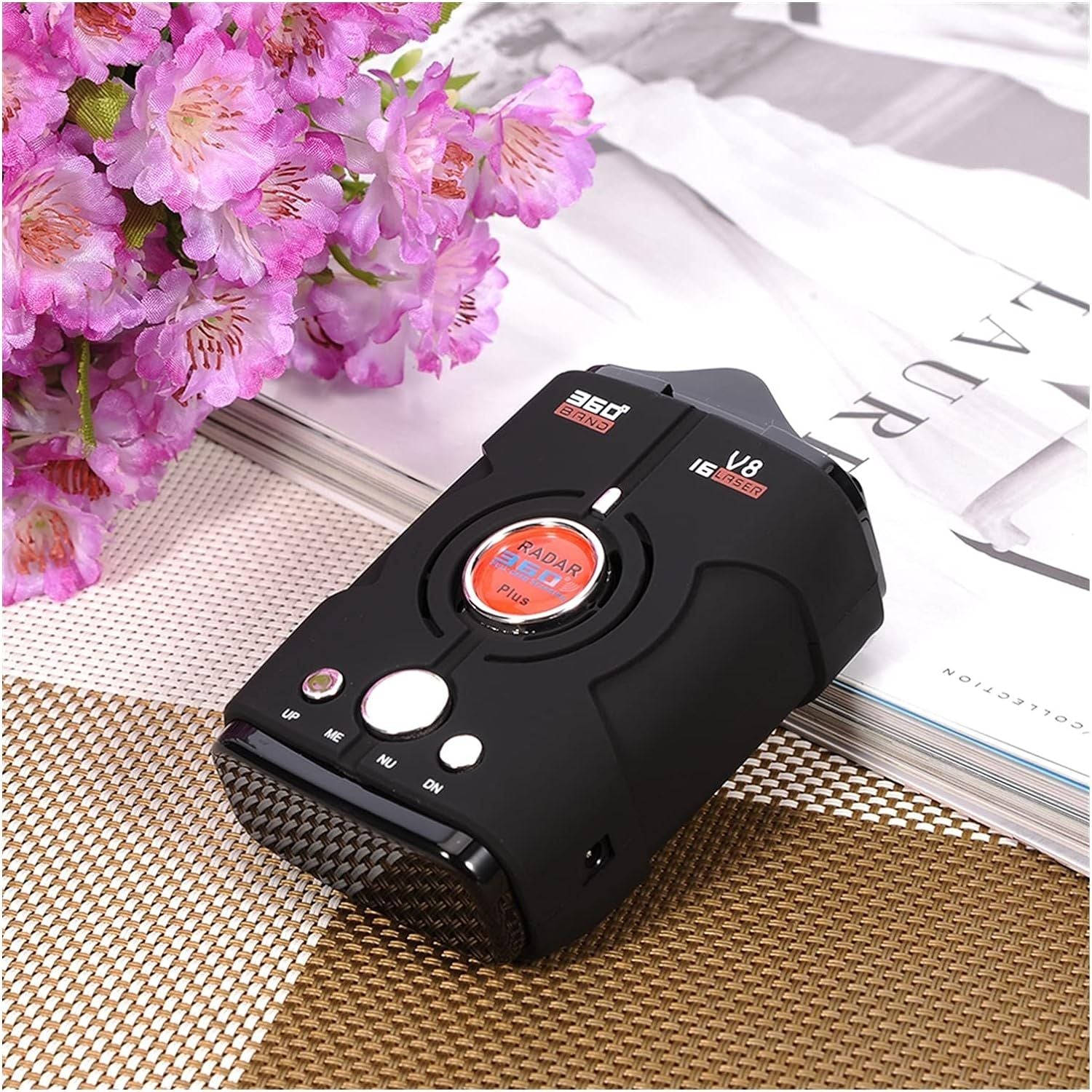 360-Graden Radar Detector - Snelheid Monitor Detectie - Radar Verklikker - Super Heterodyne Technologie voor Optimale Waarschuwing - V8 Radar Detector - Uitgebreide Snelheidsmonitoring - Geschikt voor 12V Auto's - Meerdere Frequentiebereiken