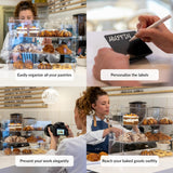 Odoxia Acryl Taartvitrine - Transparante Bakkerij Display Kast - Glazen Display Rek met 3 Lagen - Voedselvitrine voor Gebak - Taart - Brood - 50 x 23 x 39.5 cm - Incl. Labelhouders - Voor Toonbank of Keuken