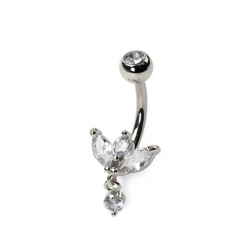 46 Stuks - Iced Out Navelpiercing Set - Bulk Set - Zilveren Navelpiercing Ringen - Luxe Buikpiercing Sieraden - Vergulde Strass Navelringen - Modebewuste Buikpiercings - Sierlijke Piercing Ringen - Comfortabele En Veilige Naveljuwelen - Buikringen