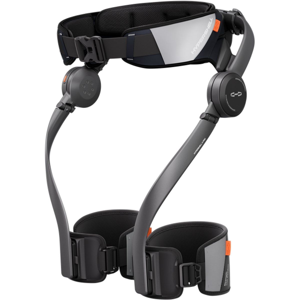 Hypershell X Pro exoskelet – AI aangedreven wandel exosuit – draagbaar bewegingsondersteunend systeem – 1000W motor – 30 km bereik – lichtgewicht carbon titanium frame – outdoor mobiliteit systeem voor wandelen fietsen en klimmen
