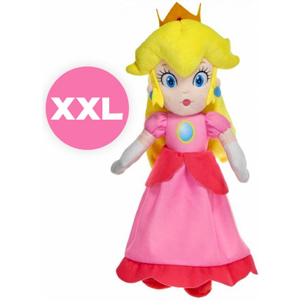 Super Mario Prinses Peach XXL Pluche Knuffel – 80 cm Groot – Extra Zachte XL Knuffel – Geschikt voor Jongens en Meisjes – Grote Nintendo Knuffel – Perfect Speelgoed voor Kinderen