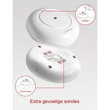 3-delige X-Sense Wi-Fi Waterlekdetector Set SBS50 - Voorkom Waterschade met Slimme Sensoren en Basisstation - 1700 Voet Transmissiebereik, Ideaal voor Keukens, Kelders, Badkamers - Eenvoudige Installatie, Lange Batterijduur met AAA-Batterijen