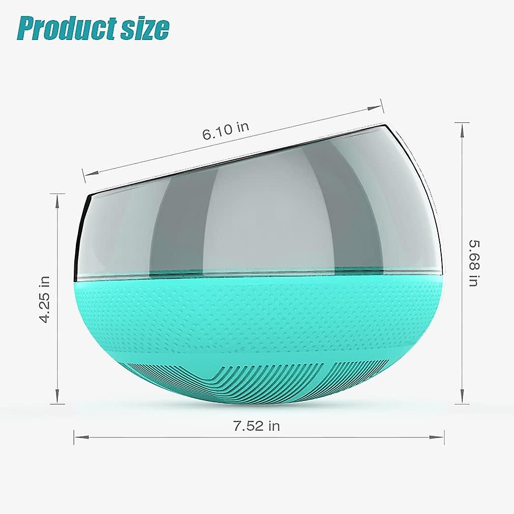 Langzame-Voederkom-Hond-Tumbler-Design-Interactief-Leuk-Uitdagend-Veilig-Materiaal-Gezonde-Spijsvertering-Turkoois