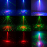 GIGI L’aserstino - LED Discolamp met Laserlicht Effecten - Feestverlichting met Lasereffecten - Multicolor Discobal met LED- en Laserverlichting - Draagbare Disco Lichtshow - Partyverlichting met LED en Laser - Lichteffecten voor Feesten en Evenementen