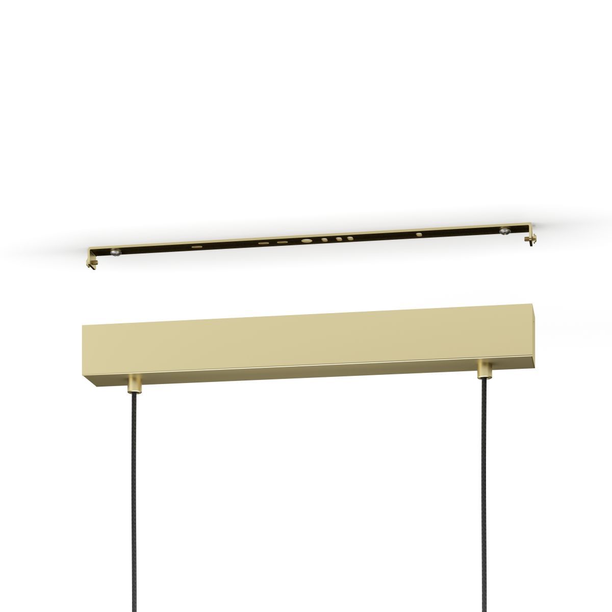 EGLO Cumiole Hanglamp - 3-Lichts Chandelier Voor Woonkamer en Eetkamer - Elegante Gouden Metalen Plafondlamp met E27 Fitting - 78 cm Lang - 110 cm Hoog - Max. 40W per Fitting