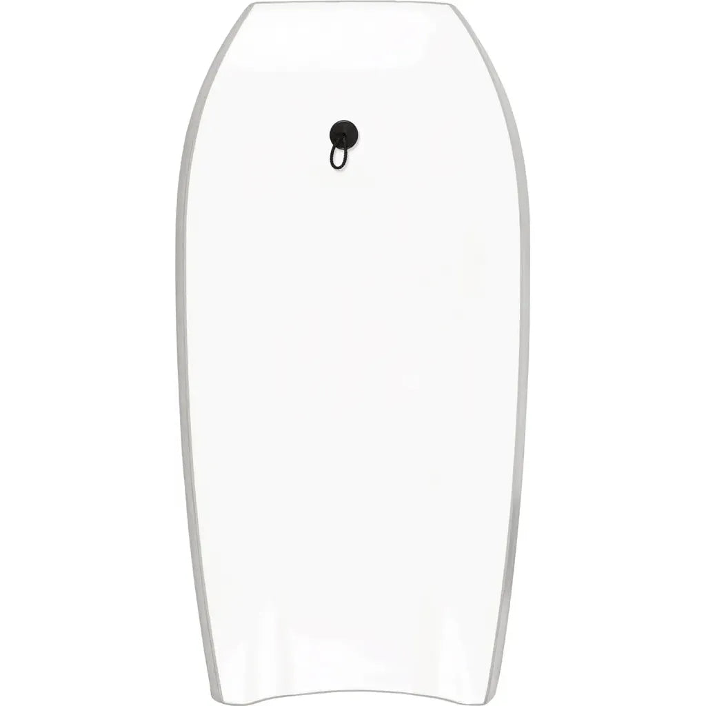 Sansibar Bodyboard - 100x49x5 cm - Lichtgrijs - Instapmodel voor Beginners - Met Leash &amp; EPS-Schuimkern - Max. 85 kg