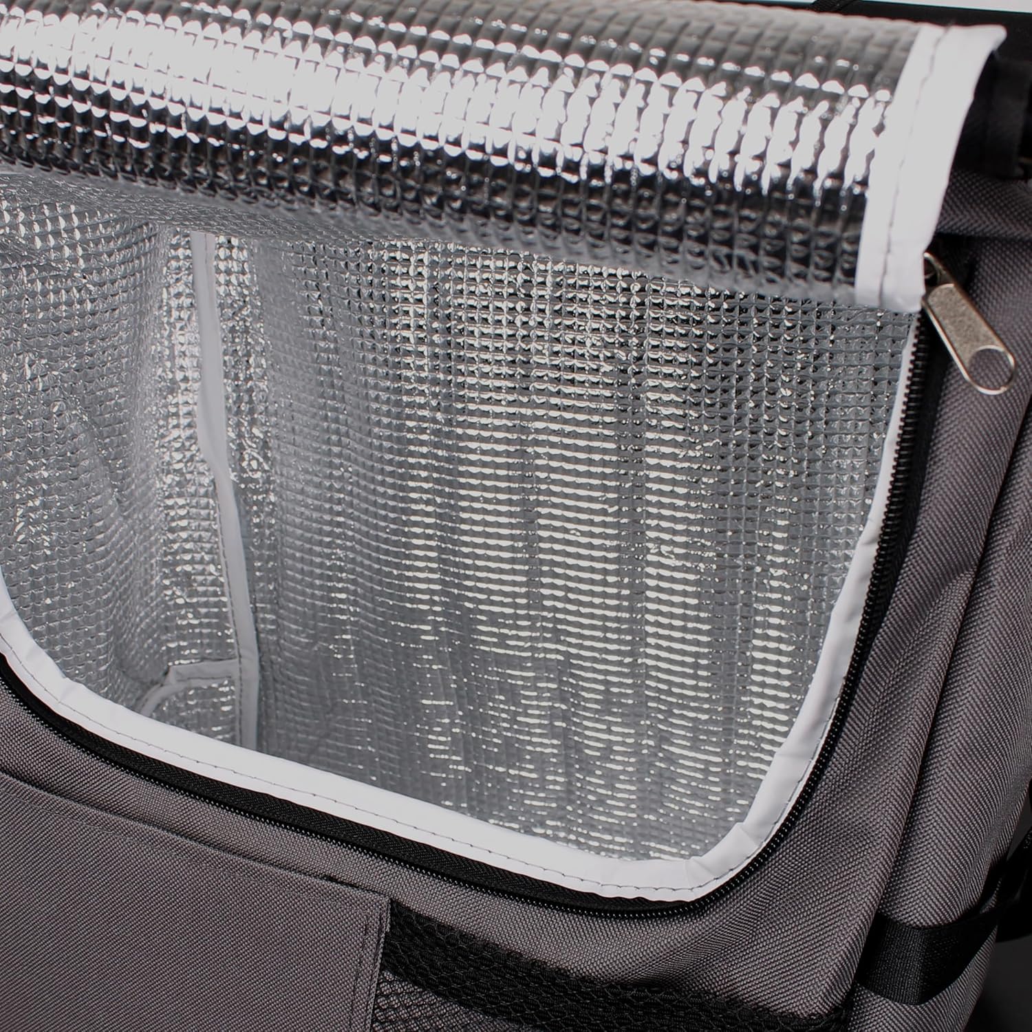 Spetebo Opvouwbare Campingstoel met Geïntegreerde Koeltas - 21L – 2-in-1 Kruk en Koelbox – Lichtgewicht – 21L Isolatievak – Ideaal voor Vissen, Kamperen en Picknicks – 42x36x29 cm