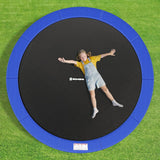 Trampoline Randkussen 14FT - Ø427cm – Vervangende Veerafdekking Voor Ronde Trampolines Ø427 cm – Waterdicht Veiligheidskussen Met Dikke EPE Foam – UV-Bestendig – Veerbescherming Met Bevestigingsbanden – Blauw Springkussen Rand