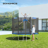 Trampoline Randkussen 14FT - Ø427cm – Vervangende Veerafdekking Voor Ronde Trampolines Ø427 cm – Waterdicht Veiligheidskussen Met Dikke EPE Foam – UV-Bestendig – Veerbescherming Met Bevestigingsbanden – Blauw Springkussen Rand